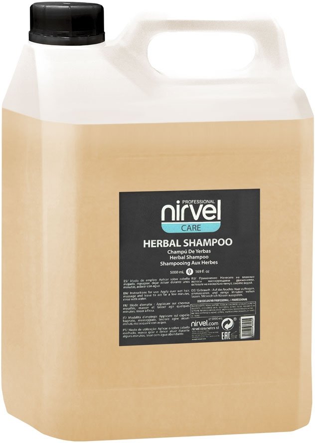 Шампунь салонный для всех типов волос Shampoo Herbal+ Nirvel