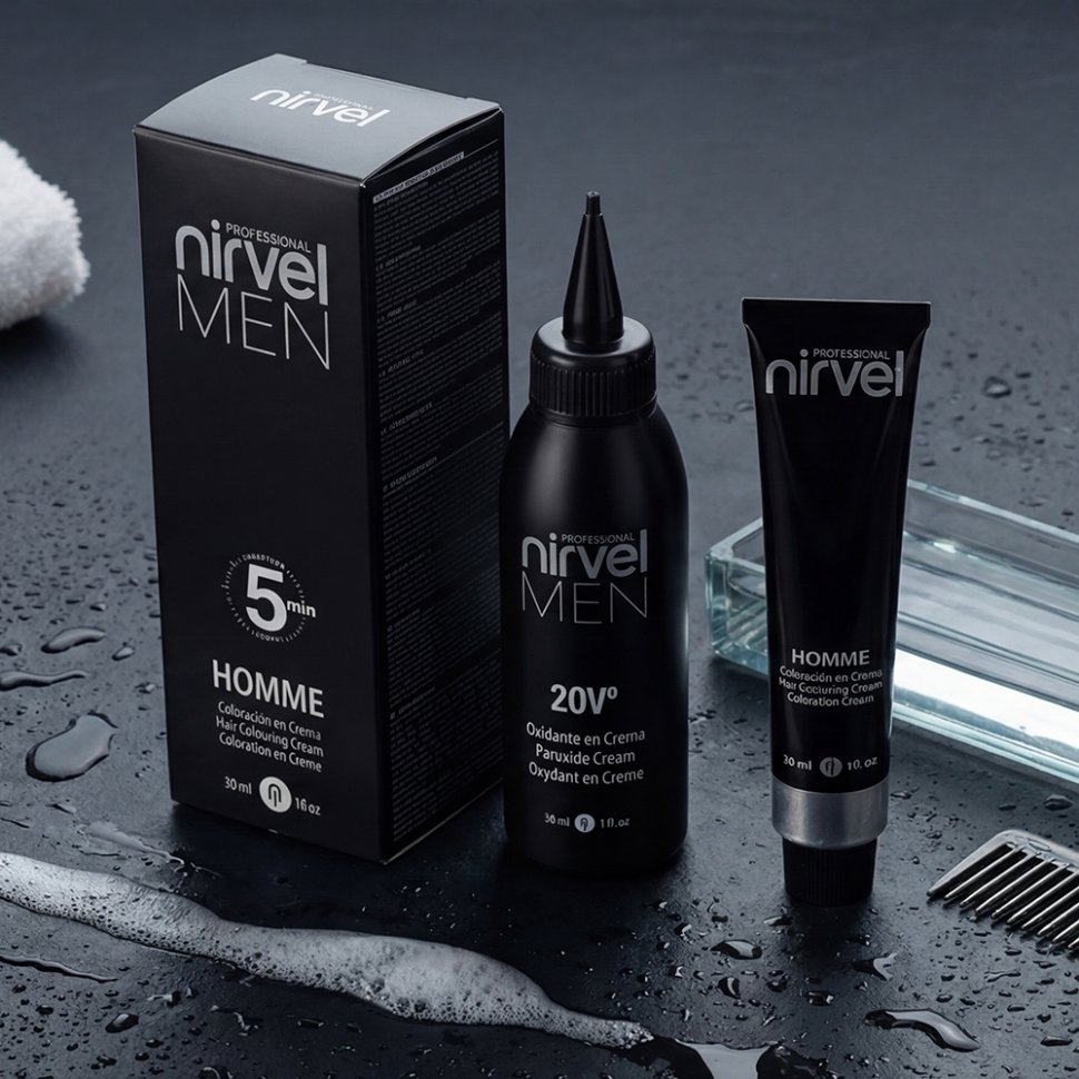 Мужской камуфляж для волос Nirvel Professional Homme